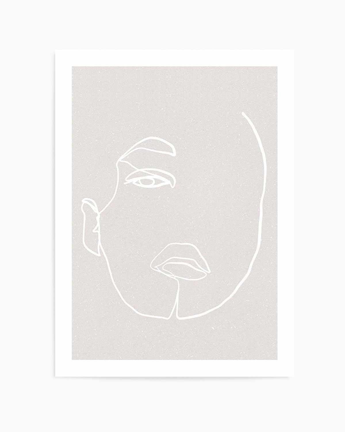 Her Contours III | Stone Art Print