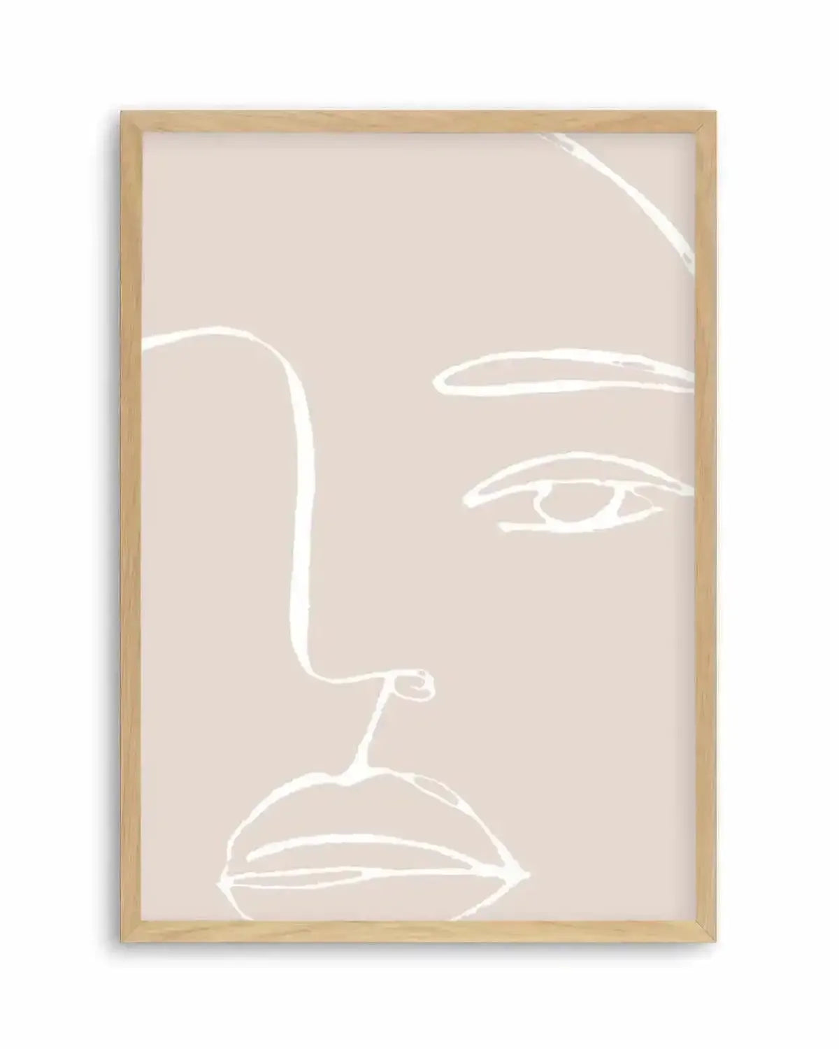 Her Face | Line Art Art Print from Olive et Oriel where you can shop wallpaper and artworks online