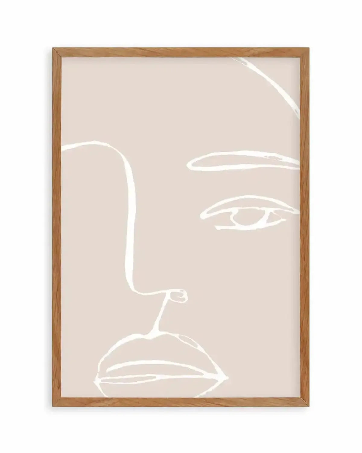 Her Face | Line Art Art Print from Olive et Oriel where you can shop wallpaper and artworks online