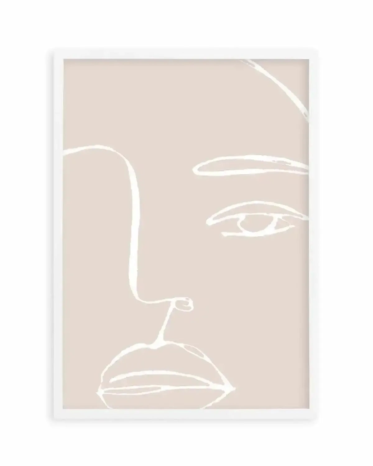 Her Face | Line Art Art Print from Olive et Oriel where you can shop wallpaper and artworks online