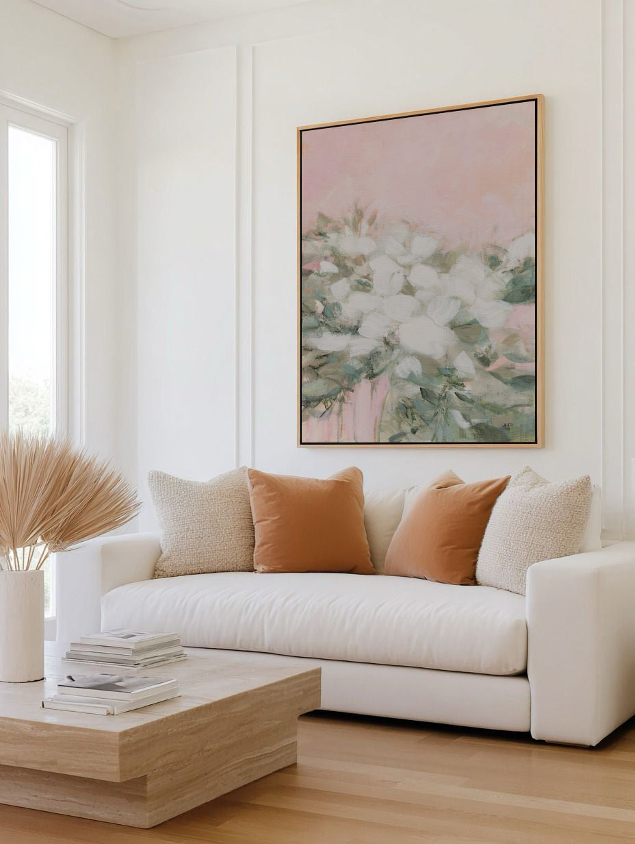 Her Garden II | Framed Canvas Art Print