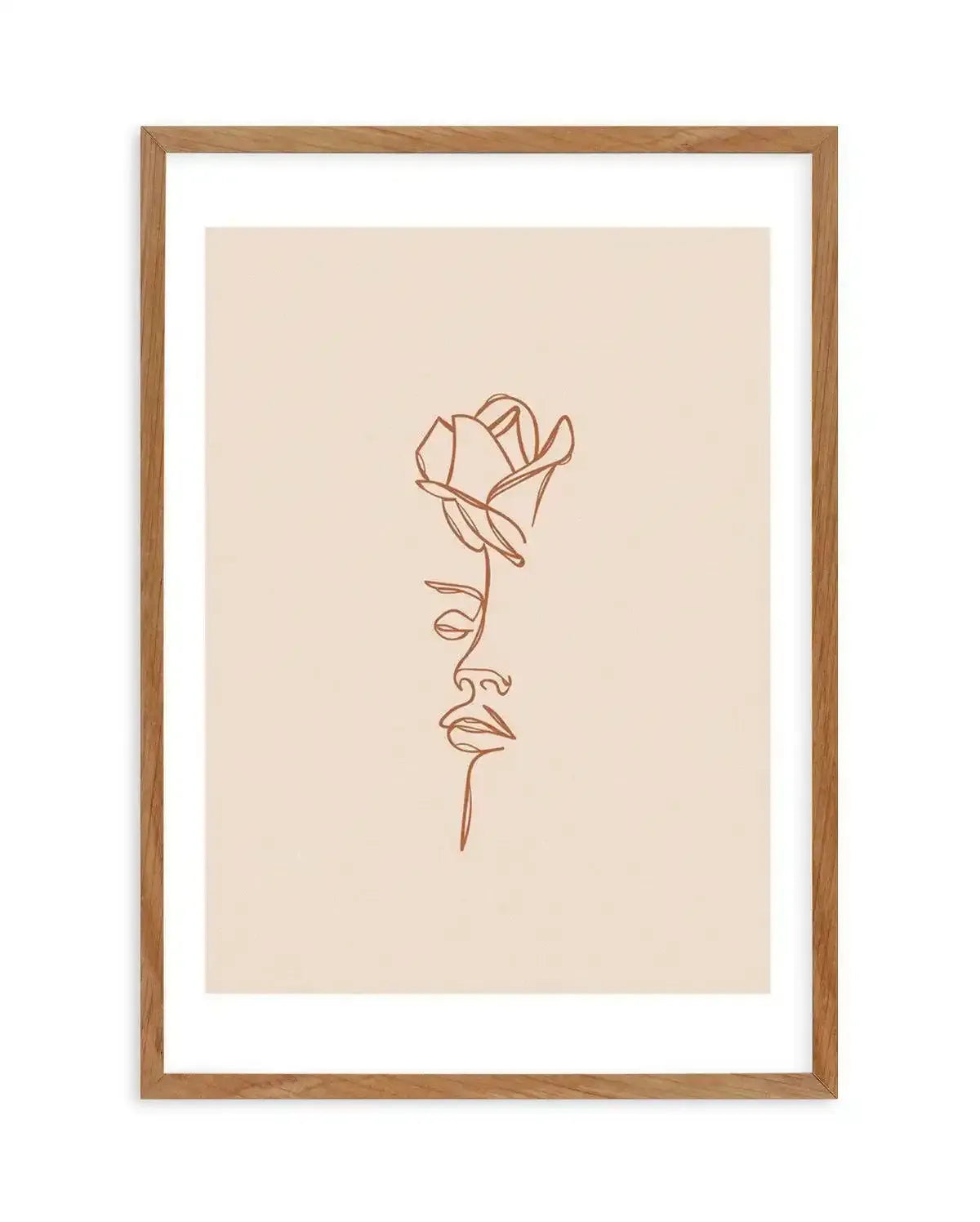 Her Wild Rose | Terracotta Art Print-Buy-Bohemian-Wall-Art-Print-And-Boho-Pictures-from-Olive-et-Oriel-Bohemian-Wall-Art-Print-And-Boho-Pictures-And-Also-Boho-Abstract-Art-Paintings-On-Canvas-For-A-Girls-Bedroom-Wall-Decor-Collection-of-Boho-Style-Feminine-Art-Poster-and-Framed-Artwork-Update-Your-Home-Decorating-Style-With-These-Beautiful-Wall-Art-Prints-Australia