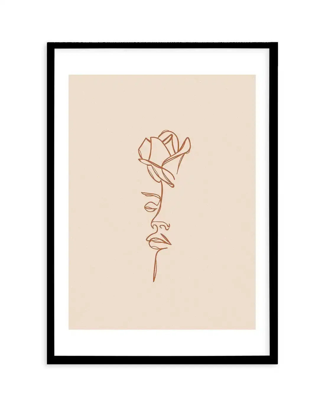Her Wild Rose | Terracotta Art Print-Buy-Bohemian-Wall-Art-Print-And-Boho-Pictures-from-Olive-et-Oriel-Bohemian-Wall-Art-Print-And-Boho-Pictures-And-Also-Boho-Abstract-Art-Paintings-On-Canvas-For-A-Girls-Bedroom-Wall-Decor-Collection-of-Boho-Style-Feminine-Art-Poster-and-Framed-Artwork-Update-Your-Home-Decorating-Style-With-These-Beautiful-Wall-Art-Prints-Australia