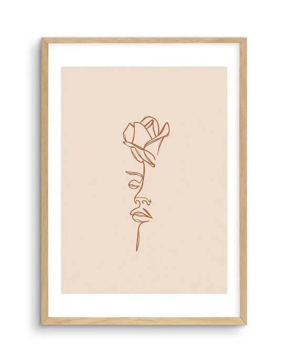 Her Wild Rose | Terracotta Art Print-Buy-Bohemian-Wall-Art-Print-And-Boho-Pictures-from-Olive-et-Oriel-Bohemian-Wall-Art-Print-And-Boho-Pictures-And-Also-Boho-Abstract-Art-Paintings-On-Canvas-For-A-Girls-Bedroom-Wall-Decor-Collection-of-Boho-Style-Feminine-Art-Poster-and-Framed-Artwork-Update-Your-Home-Decorating-Style-With-These-Beautiful-Wall-Art-Prints-Australia