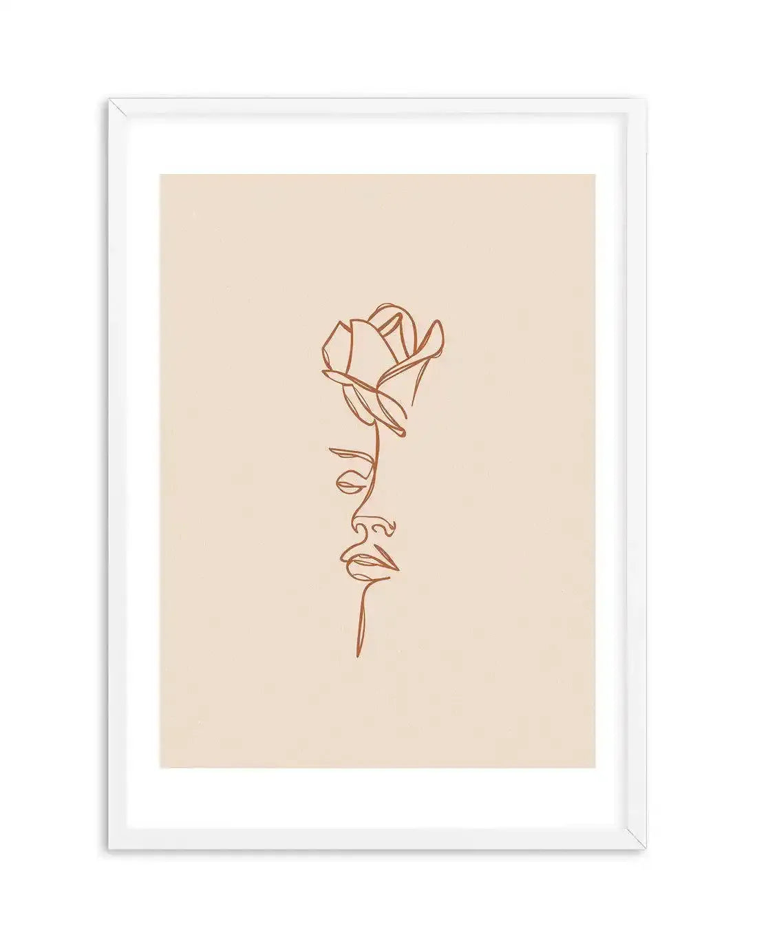 Her Wild Rose | Terracotta Art Print-Buy-Bohemian-Wall-Art-Print-And-Boho-Pictures-from-Olive-et-Oriel-Bohemian-Wall-Art-Print-And-Boho-Pictures-And-Also-Boho-Abstract-Art-Paintings-On-Canvas-For-A-Girls-Bedroom-Wall-Decor-Collection-of-Boho-Style-Feminine-Art-Poster-and-Framed-Artwork-Update-Your-Home-Decorating-Style-With-These-Beautiful-Wall-Art-Prints-Australia
