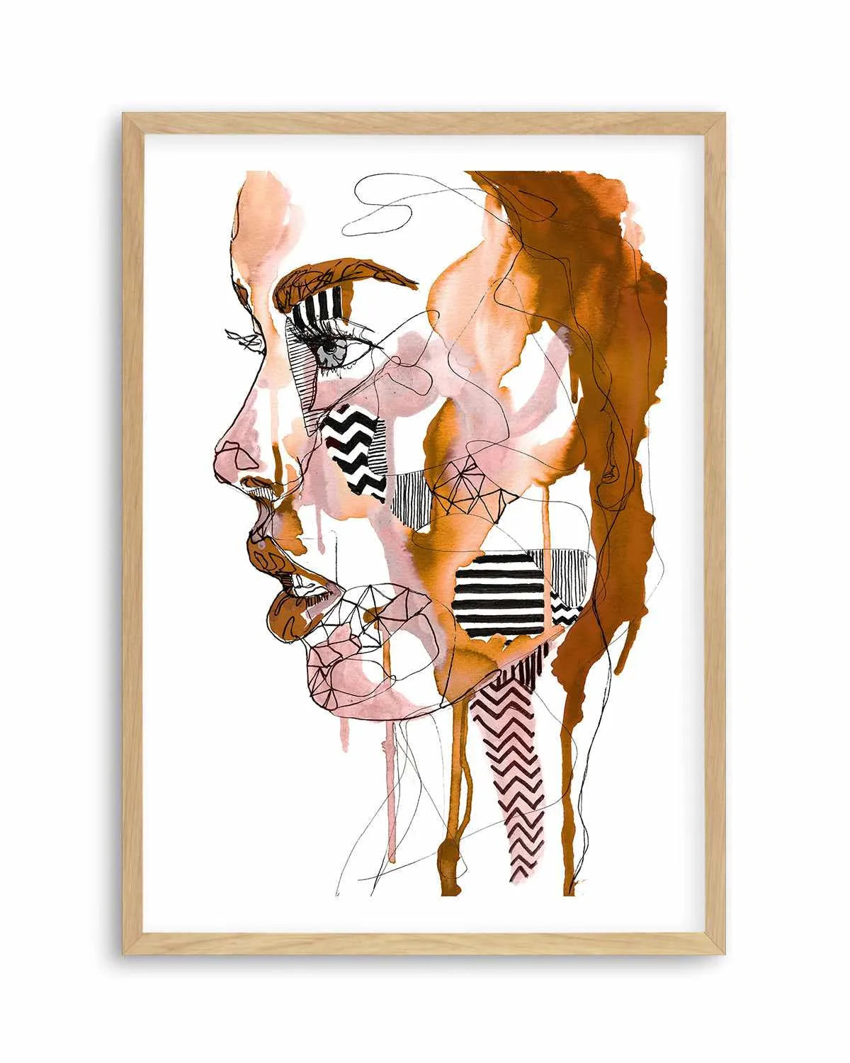 Her by Maku Fenaroli | Art Print from Olive et Oriel where you can shop wallpaper and artworks online