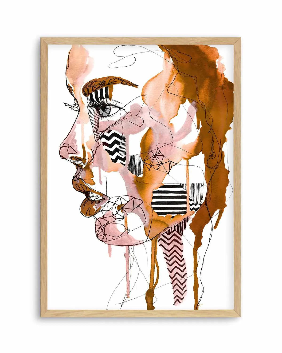 Her by Maku Fenaroli | Art Print from Olive et Oriel where you can shop wallpaper and artworks online