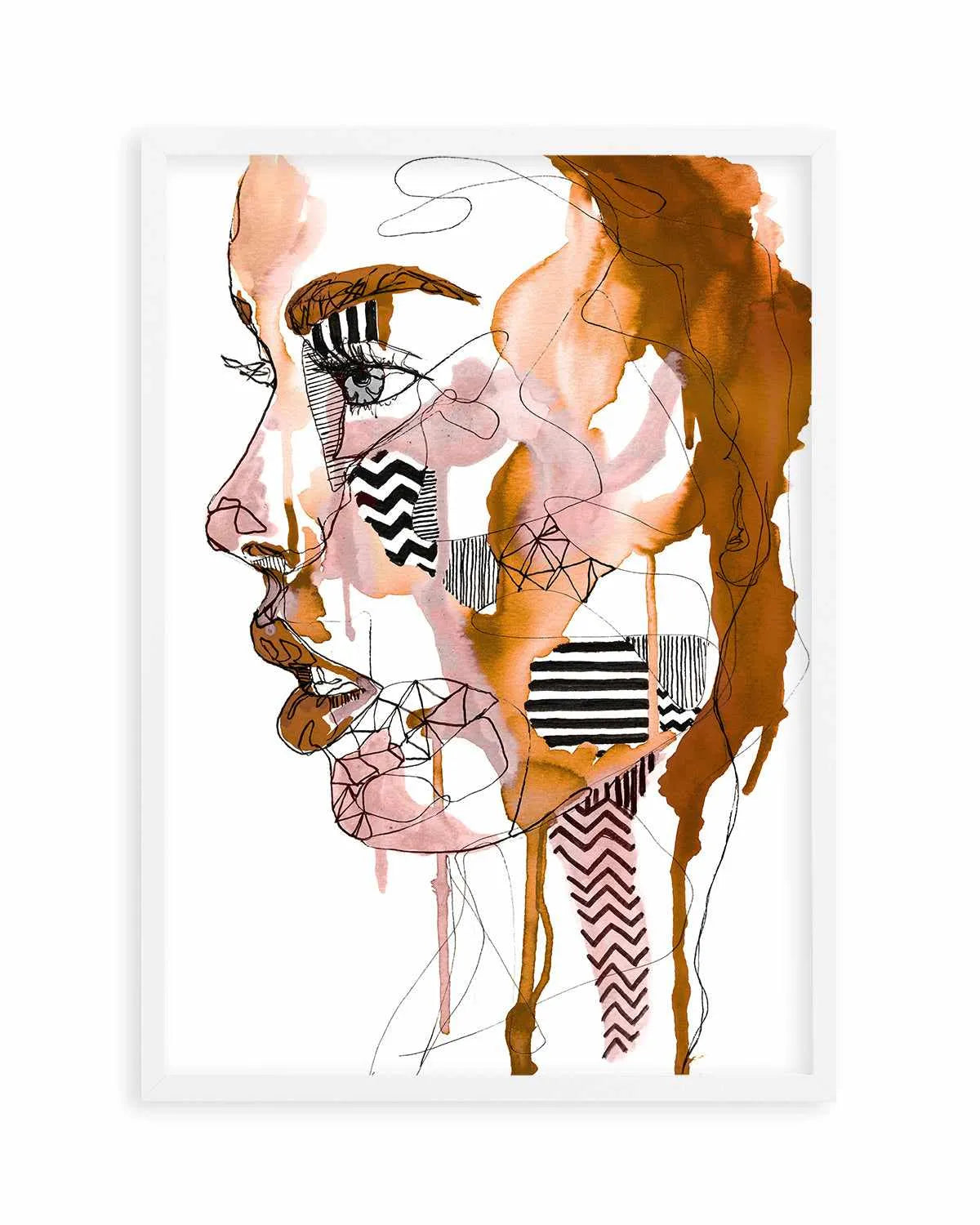 Her by Maku Fenaroli | Art Print from Olive et Oriel where you can shop wallpaper and artworks online