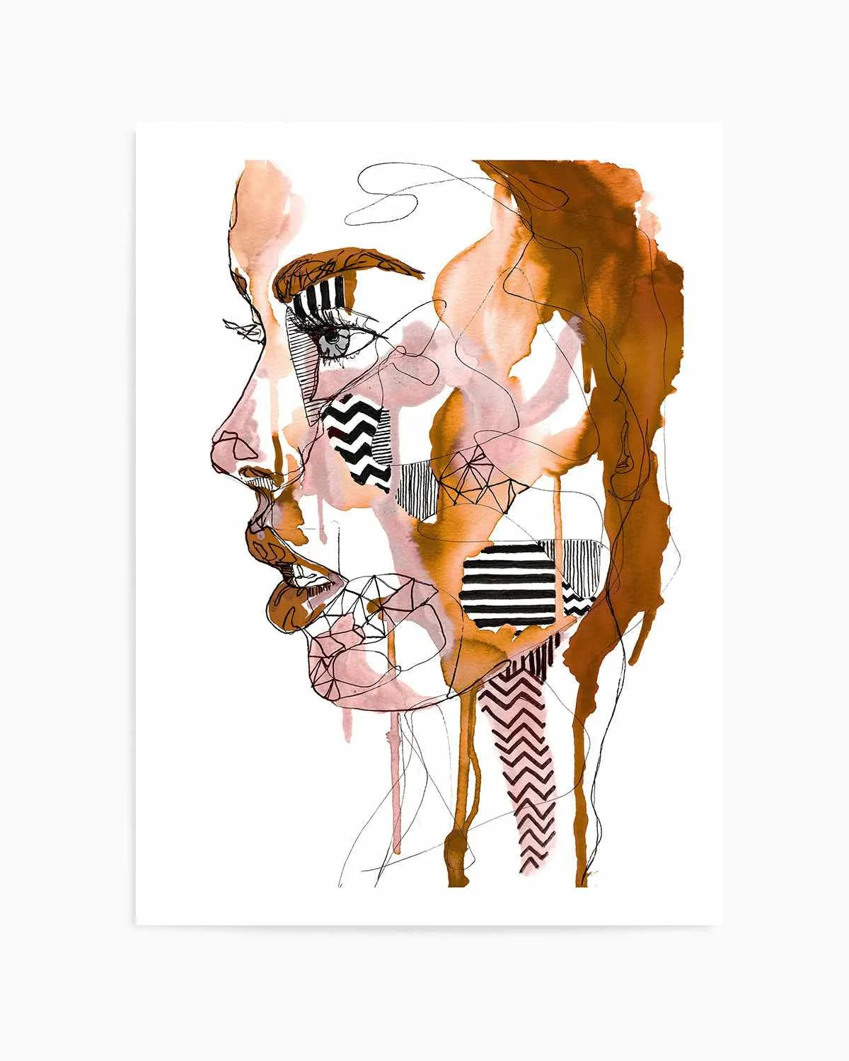 Her by Maku Fenaroli | Art Print from Olive et Oriel where you can shop wallpaper and artworks online
