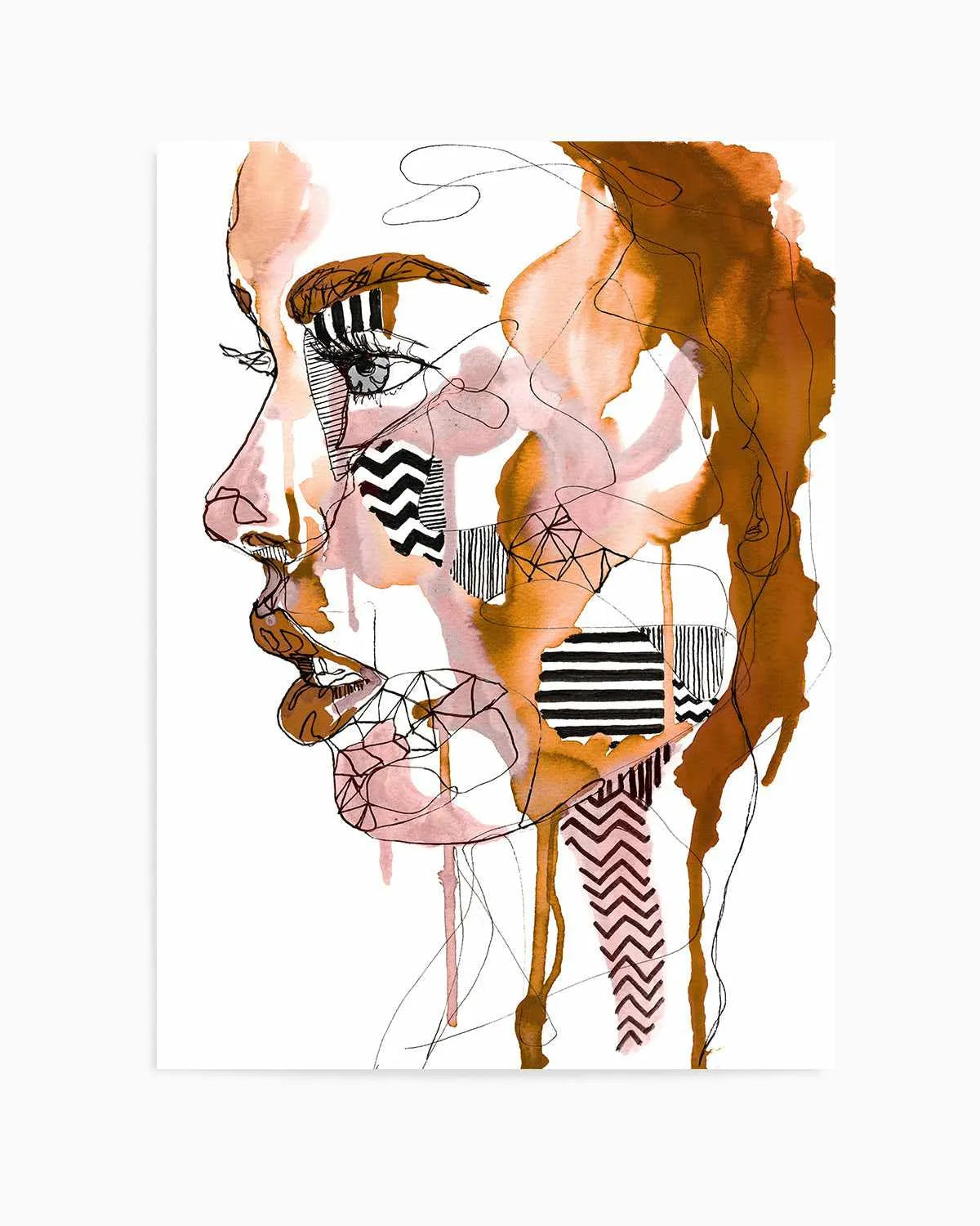 Her by Maku Fenaroli | Art Print from Olive et Oriel where you can shop wallpaper and artworks online