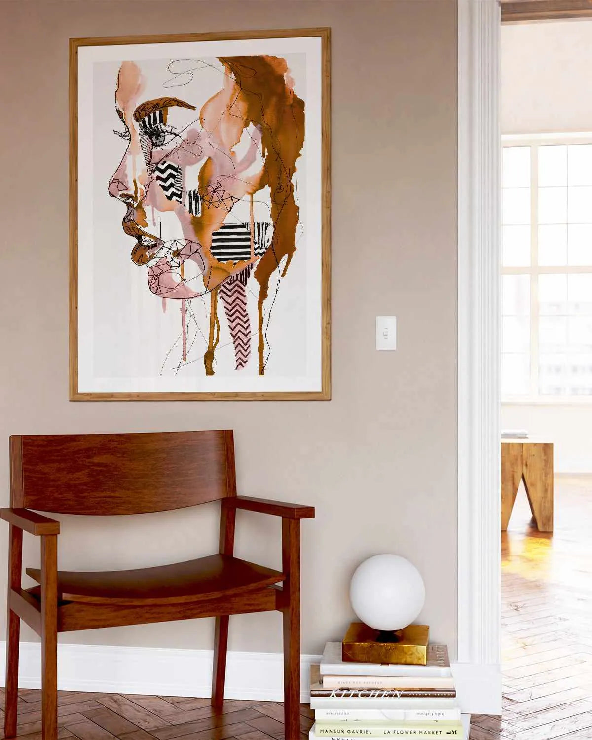 Her by Maku Fenaroli | Art Print from Olive et Oriel where you can shop wallpaper and artworks online