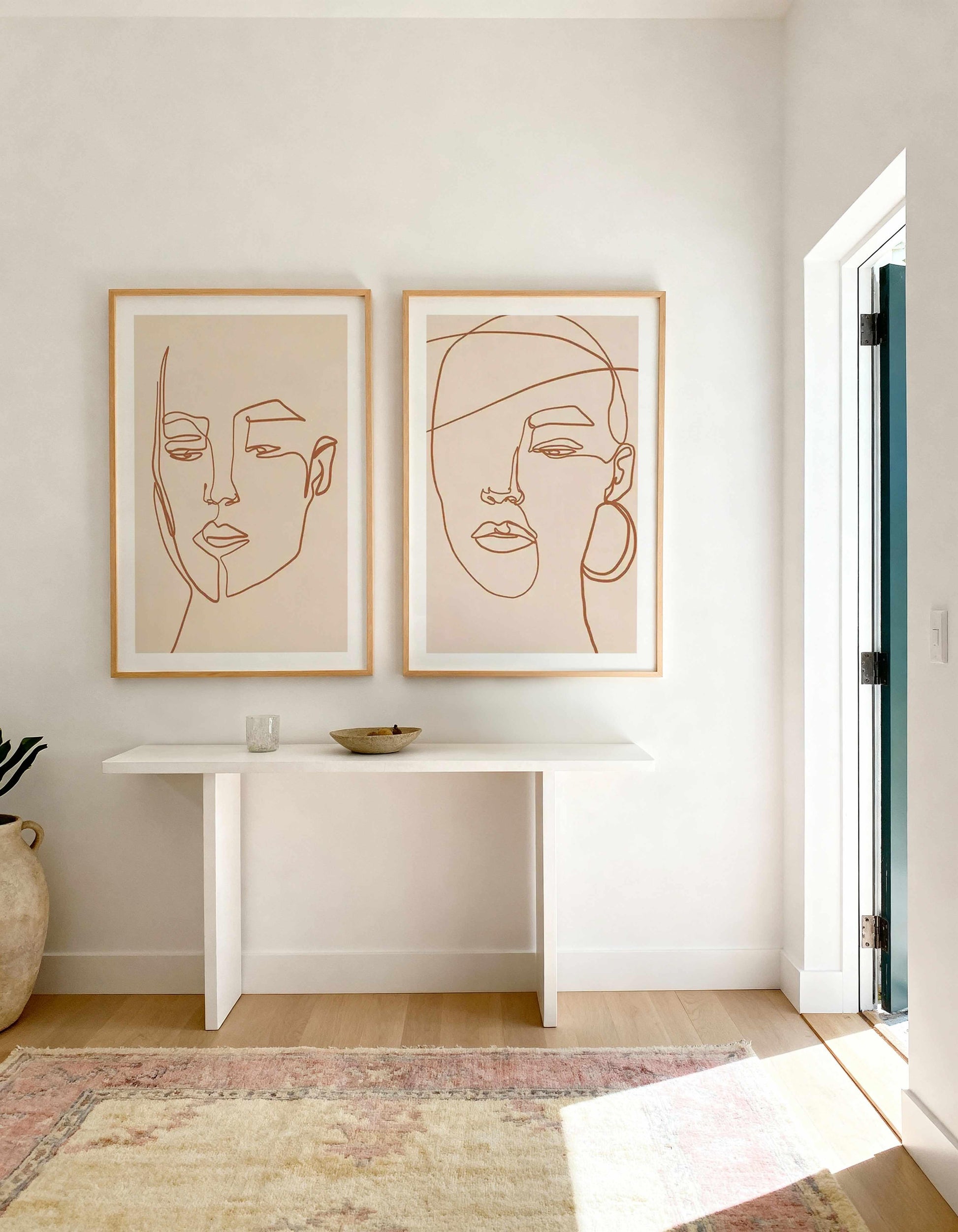 Her Contours I & II Art Print Set of 2 | Matching Wall Art from Olive et Oriel where you can shop wallpaper and artworks online