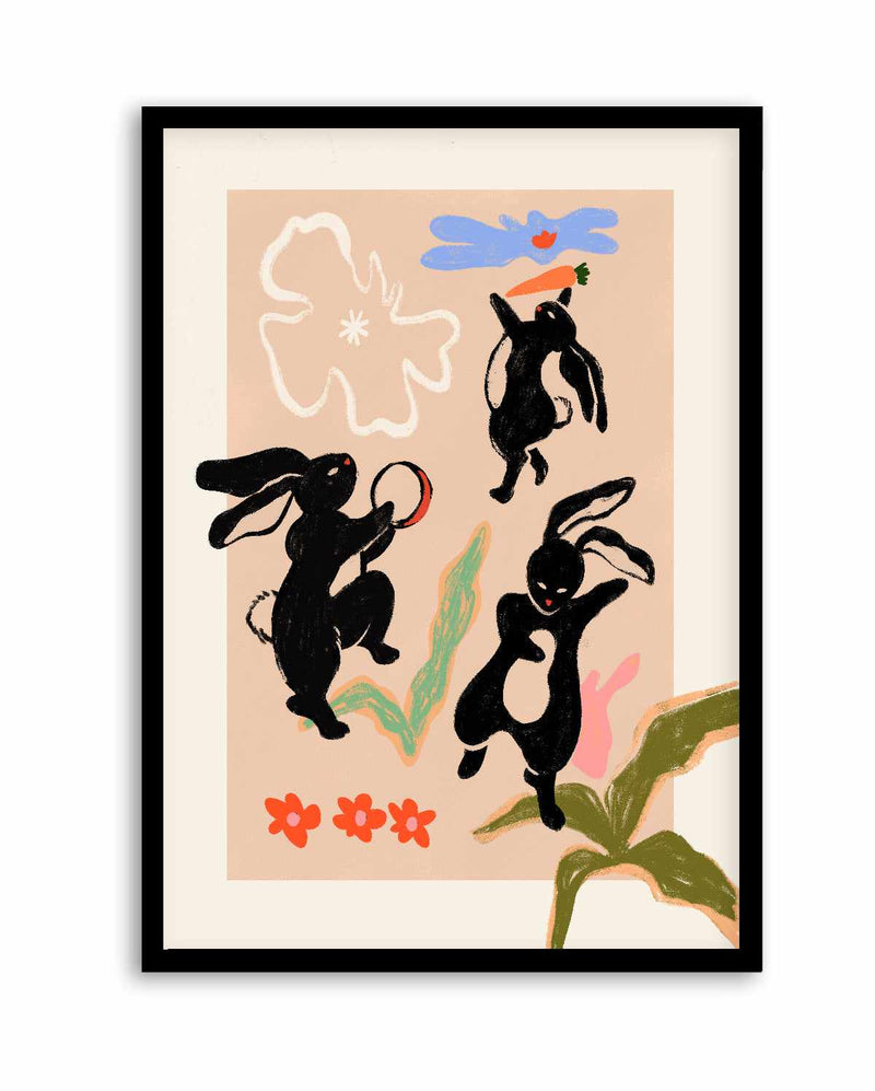 Here Come The Rabbits by Arty Guava | Art Print