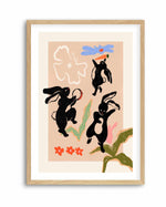Here Come The Rabbits by Arty Guava | Art Print