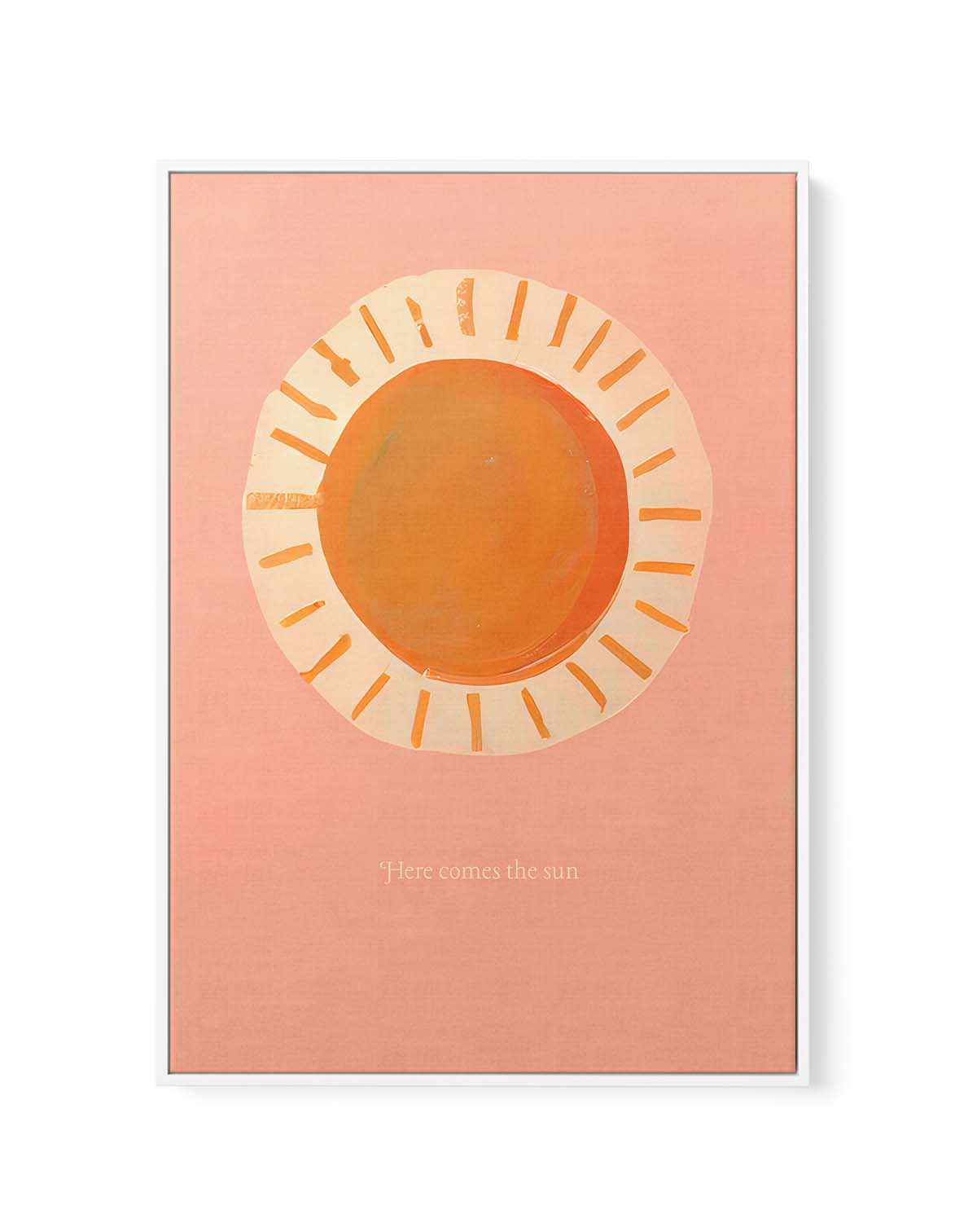 Here Comes the Sun by Merel Takken | Framed Canvas Art Print