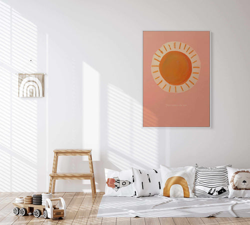 Here Comes the Sun by Merel Takken | Framed Canvas Art Print