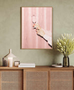 Heres to Pink 03 By Studio III | Framed Canvas Art Print