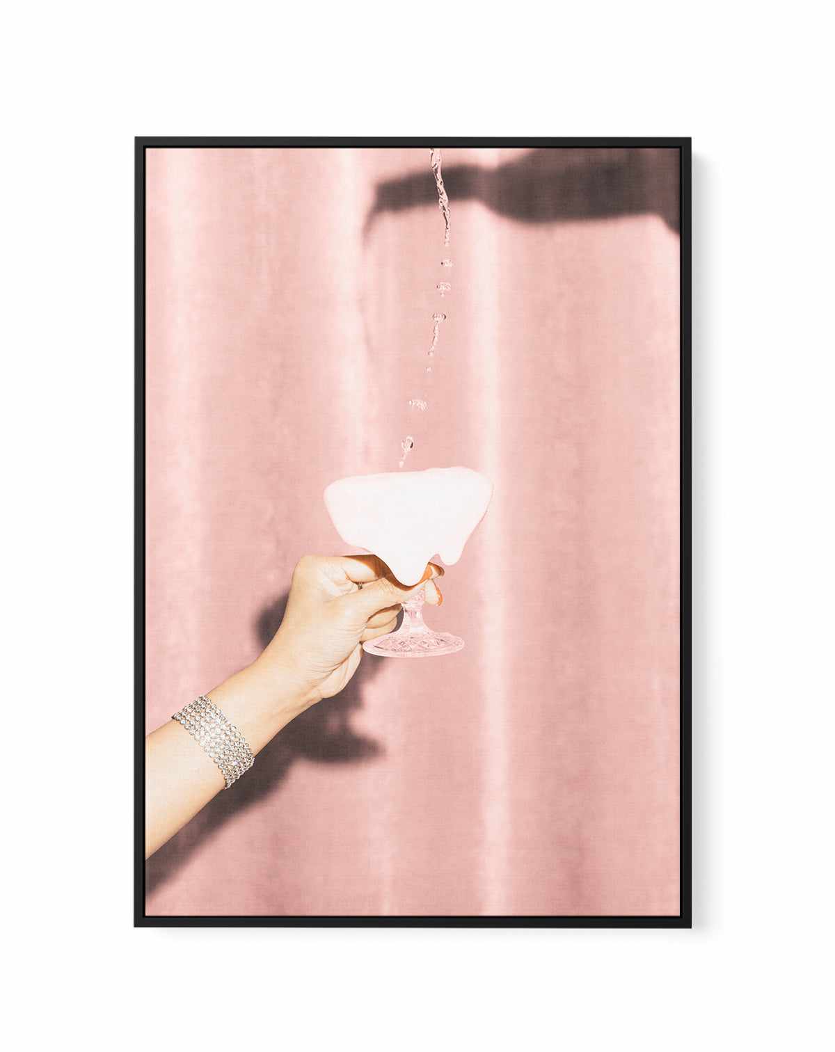 Heres to Pink 04 By Studio III | Framed Canvas Art Print from Olive et Oriel where you can shop wallpaper and artworks online