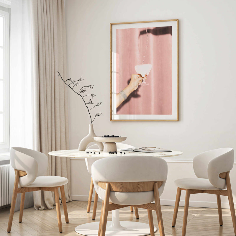 Heres to Pink 04 By Studio III | Art Print from Olive et Oriel where you can shop wallpaper and artworks online