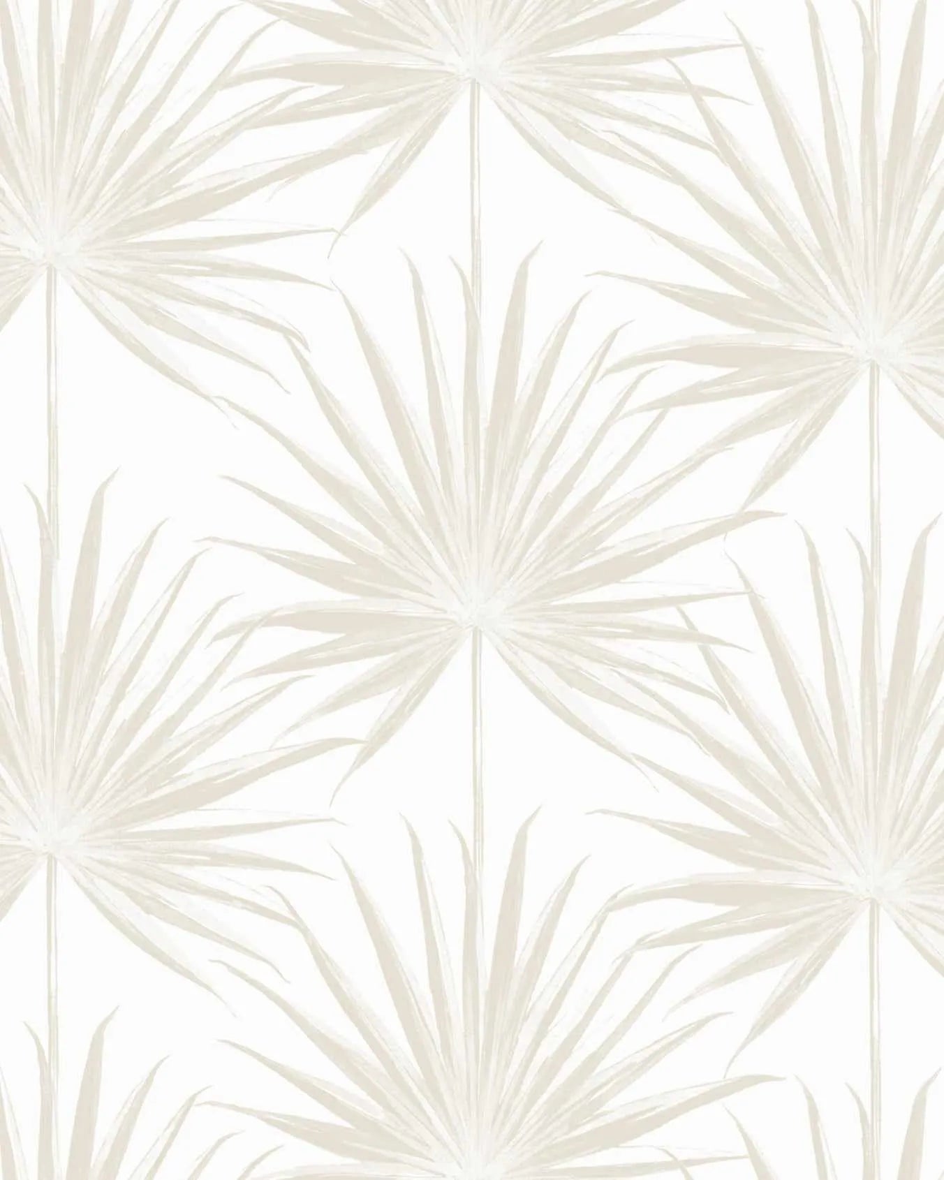 Coastal Palm Wallpaper in Warm Grey from Olive et Oriel where you can shop wallpaper and artworks online