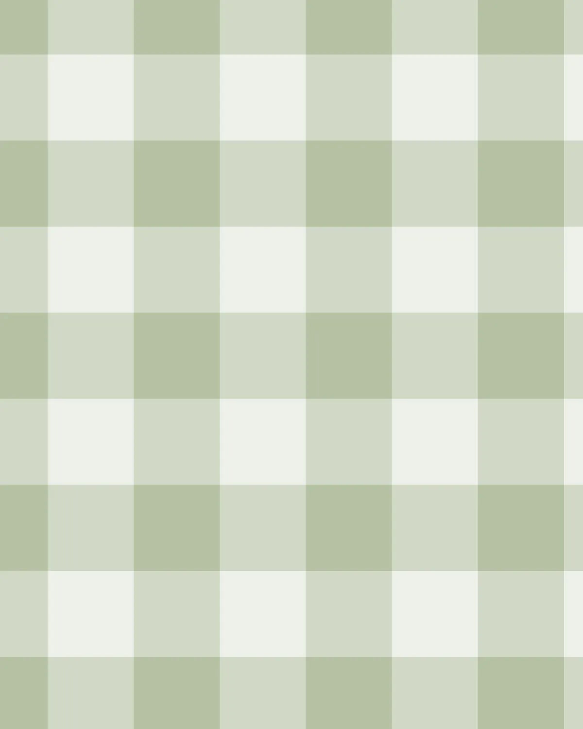 Medium Gingham Check Sage Green Wallpaper from Olive et Oriel where you can shop wallpaper and artworks online