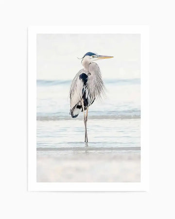Heron No I Art Print from Olive et Oriel where you can shop wallpaper and artworks online