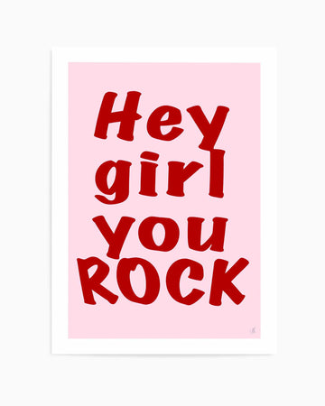 You ROCK! | Art Print from Olive et Oriel where you can shop wallpaper and artworks online