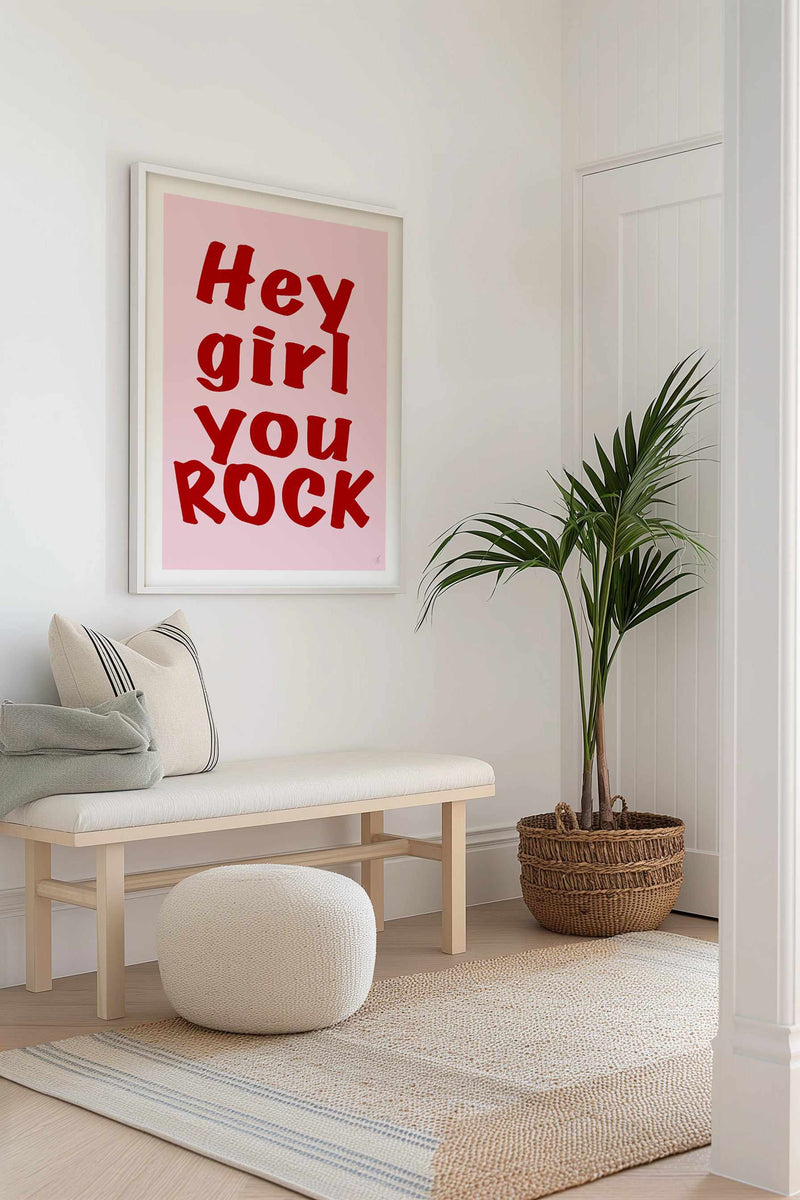 You ROCK! | Art Print from Olive et Oriel where you can shop wallpaper and artworks online