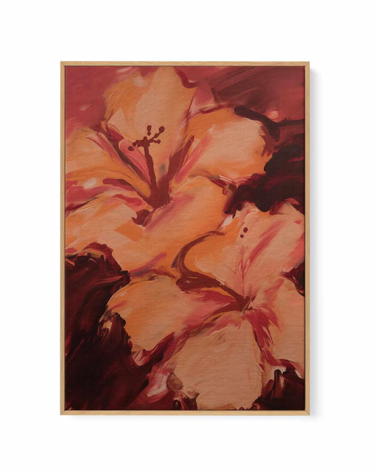 Hibisca I | Framed Canvas Art Print from Olive et Oriel where you can shop wallpaper and artworks online