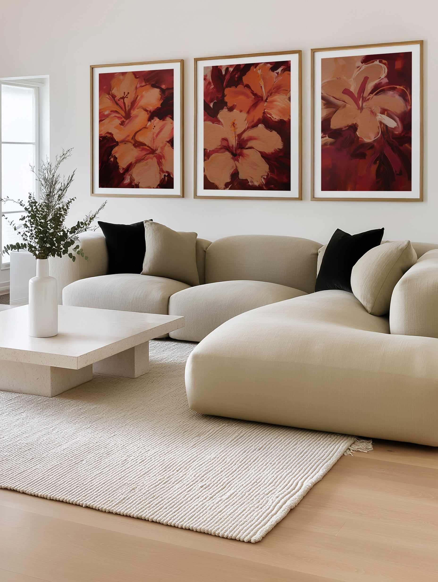 Hibisca I | Art Print from Olive et Oriel where you can shop wallpaper and artworks online