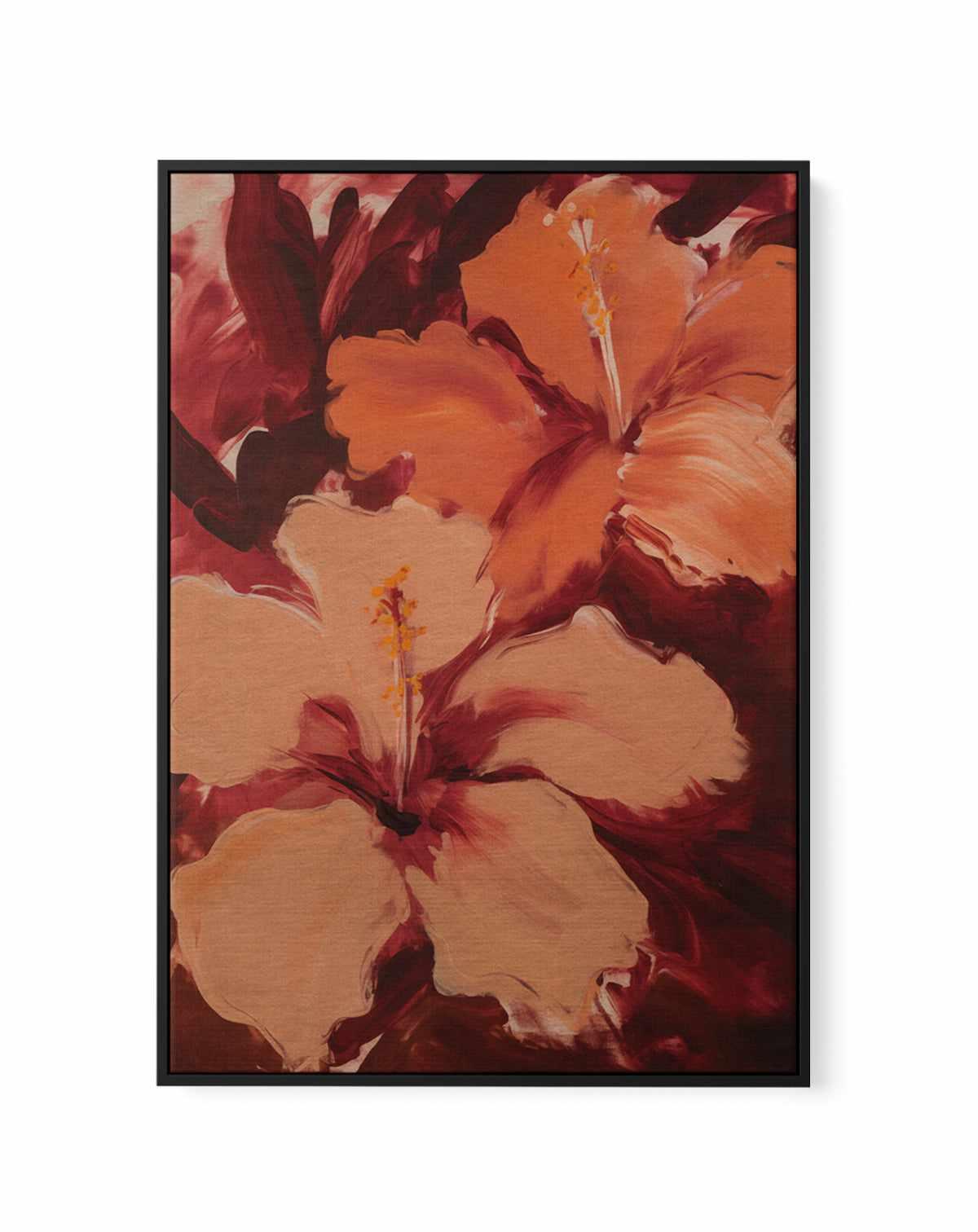 Hibisca II | Framed Canvas Art Print from Olive et Oriel where you can shop wallpaper and artworks online