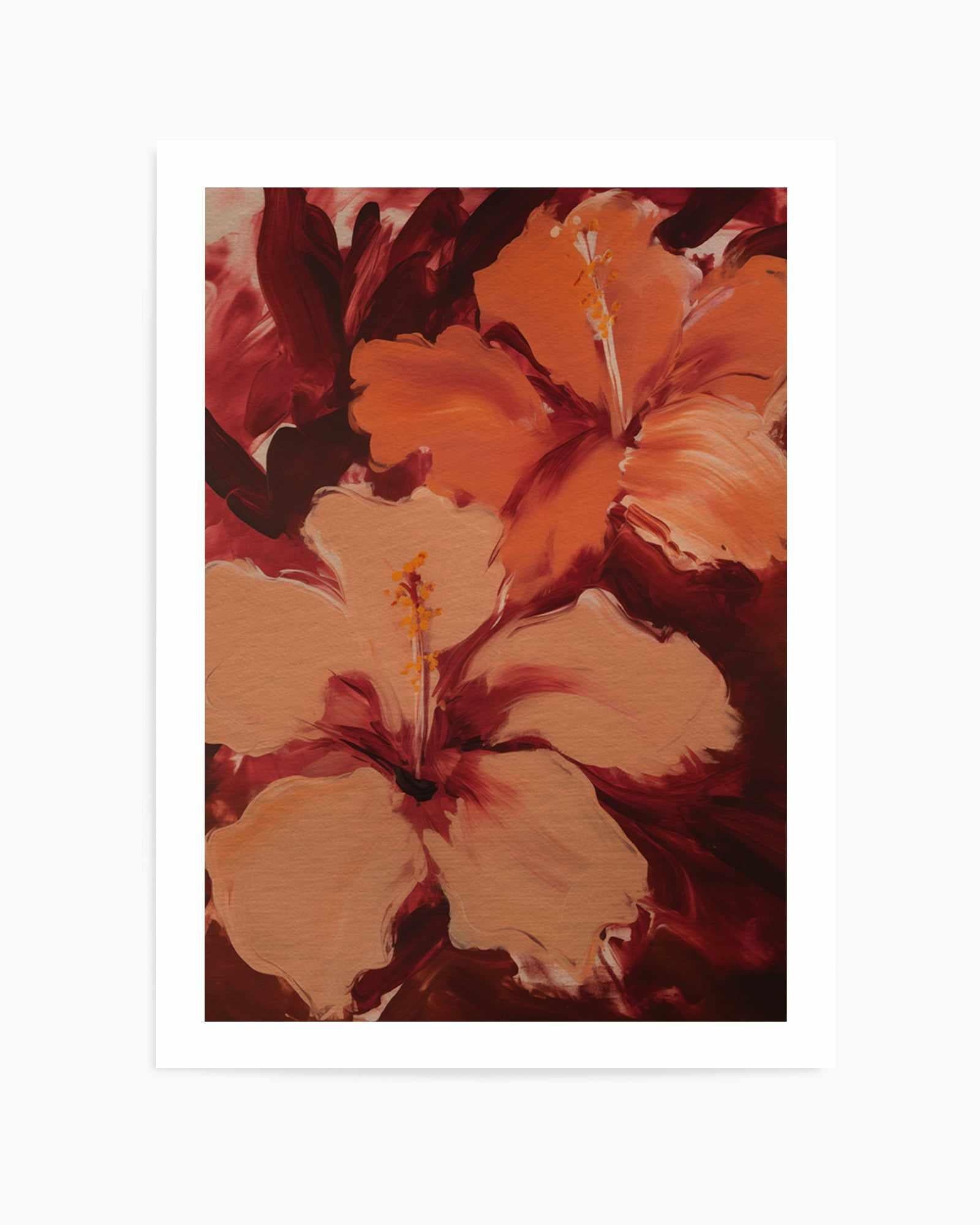 Hibisca II | Art Print from Olive et Oriel where you can shop wallpaper and artworks online