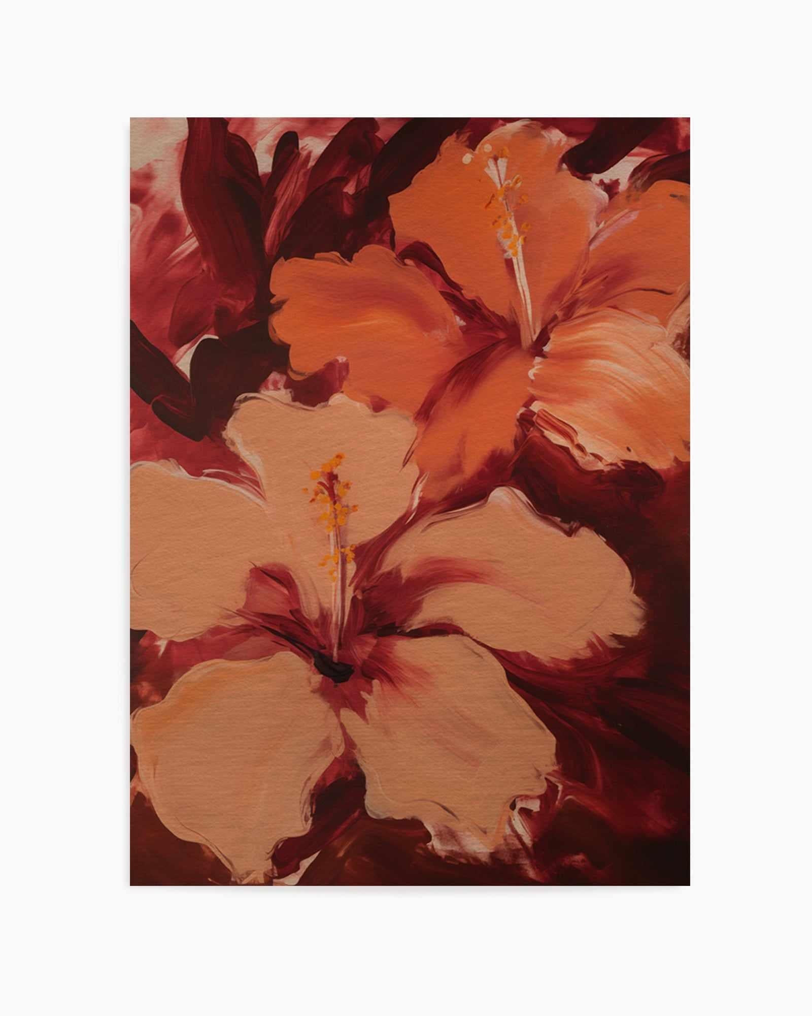 Hibisca II | Art Print from Olive et Oriel where you can shop wallpaper and artworks online