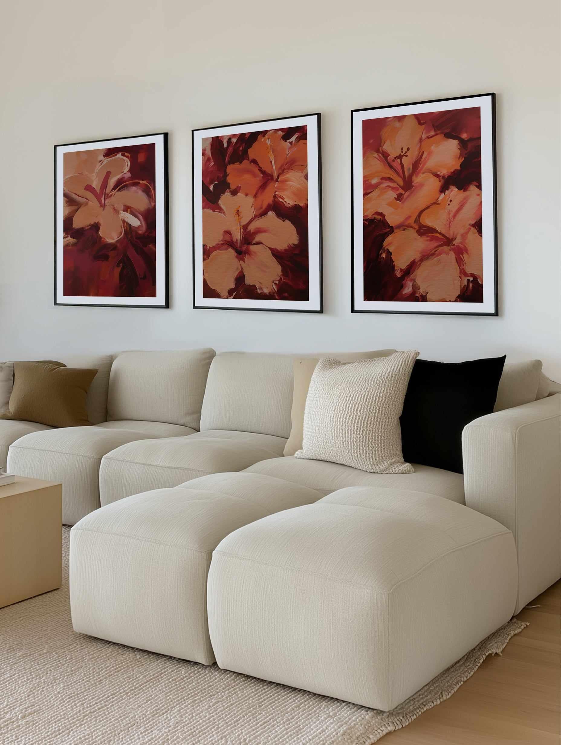 Hibisca II | Art Print from Olive et Oriel where you can shop wallpaper and artworks online