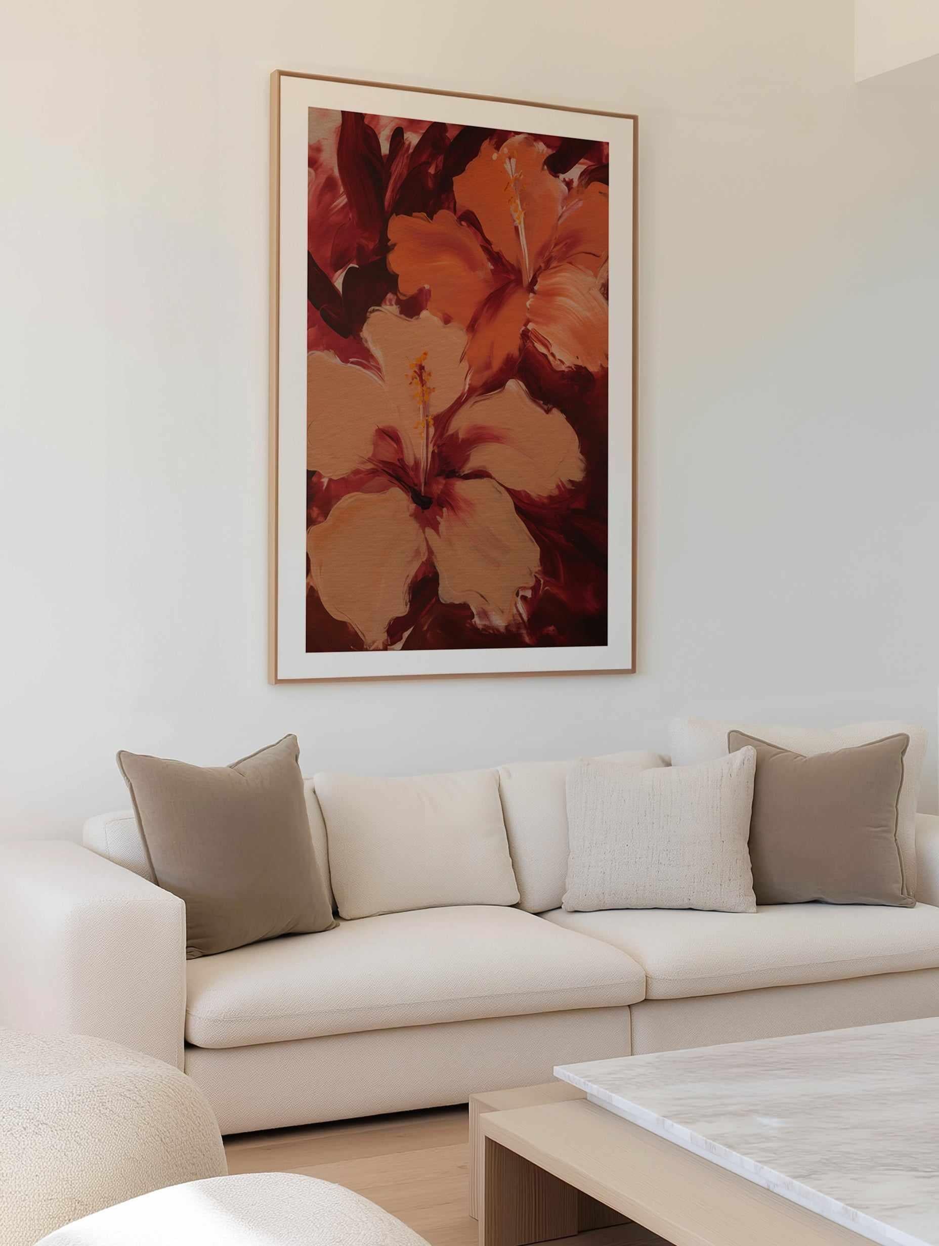 Hibisca II | Art Print from Olive et Oriel where you can shop wallpaper and artworks online