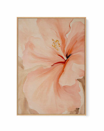 Hibiscus | Framed Canvas Art Print from Olive et Oriel where you can shop wallpaper and artworks online