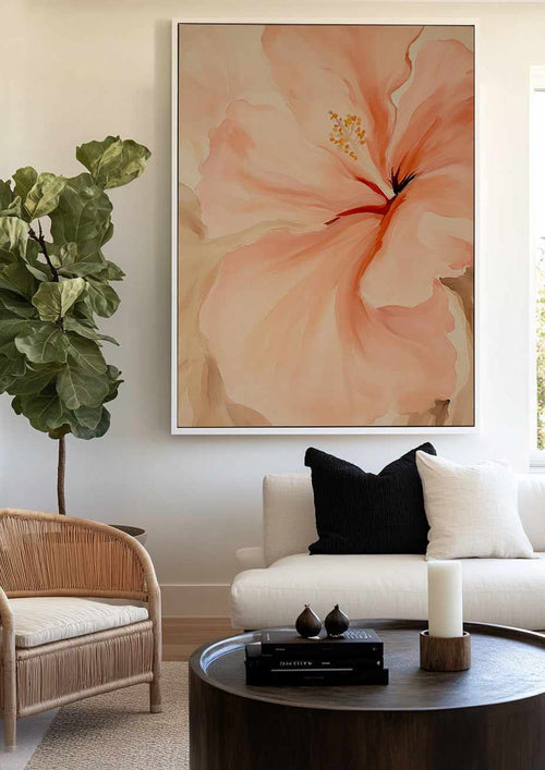 Hibiscus | Framed Canvas Art Print