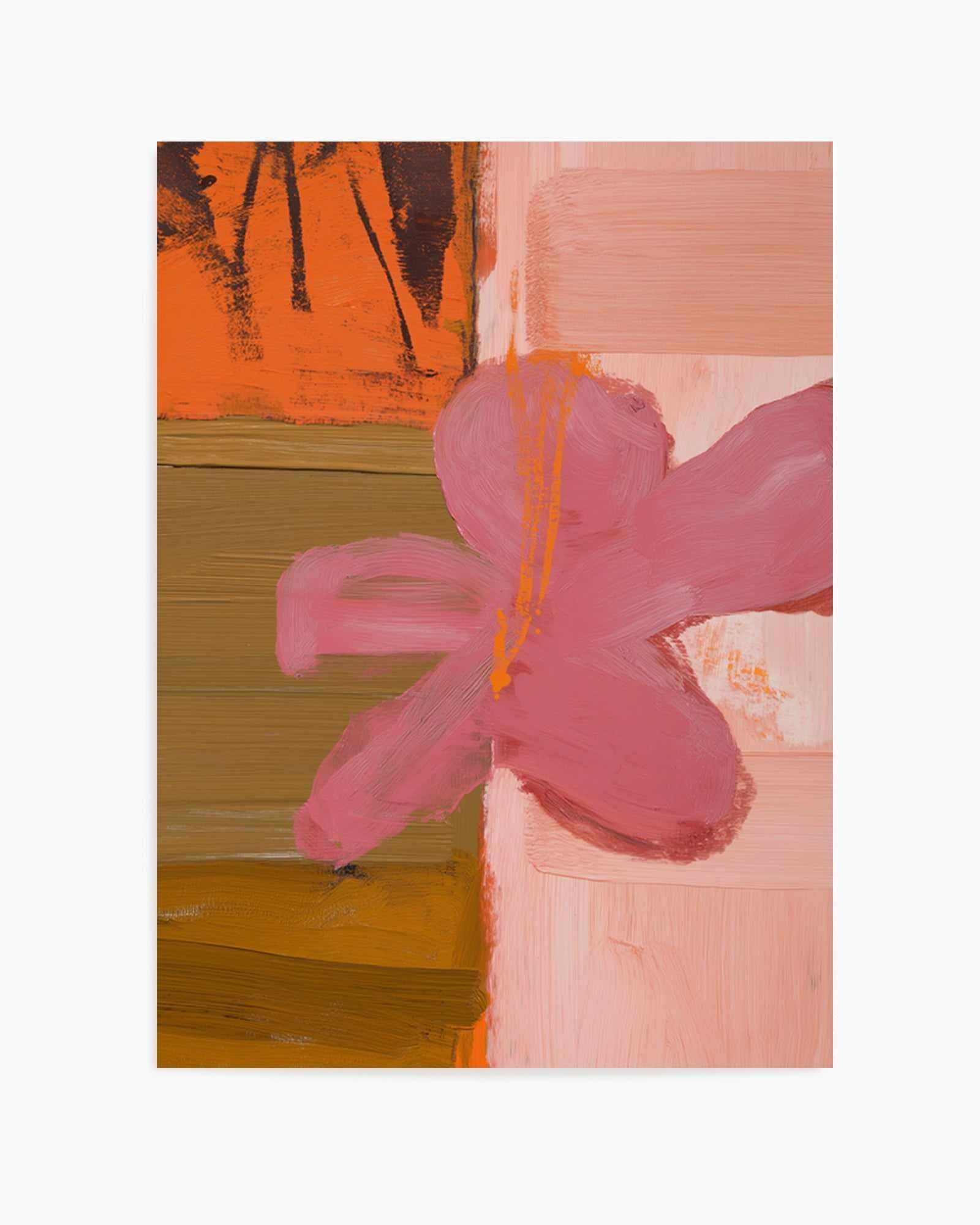 Hibiscus Heat I | Art Print from Olive et Oriel where you can shop wallpaper and artworks online