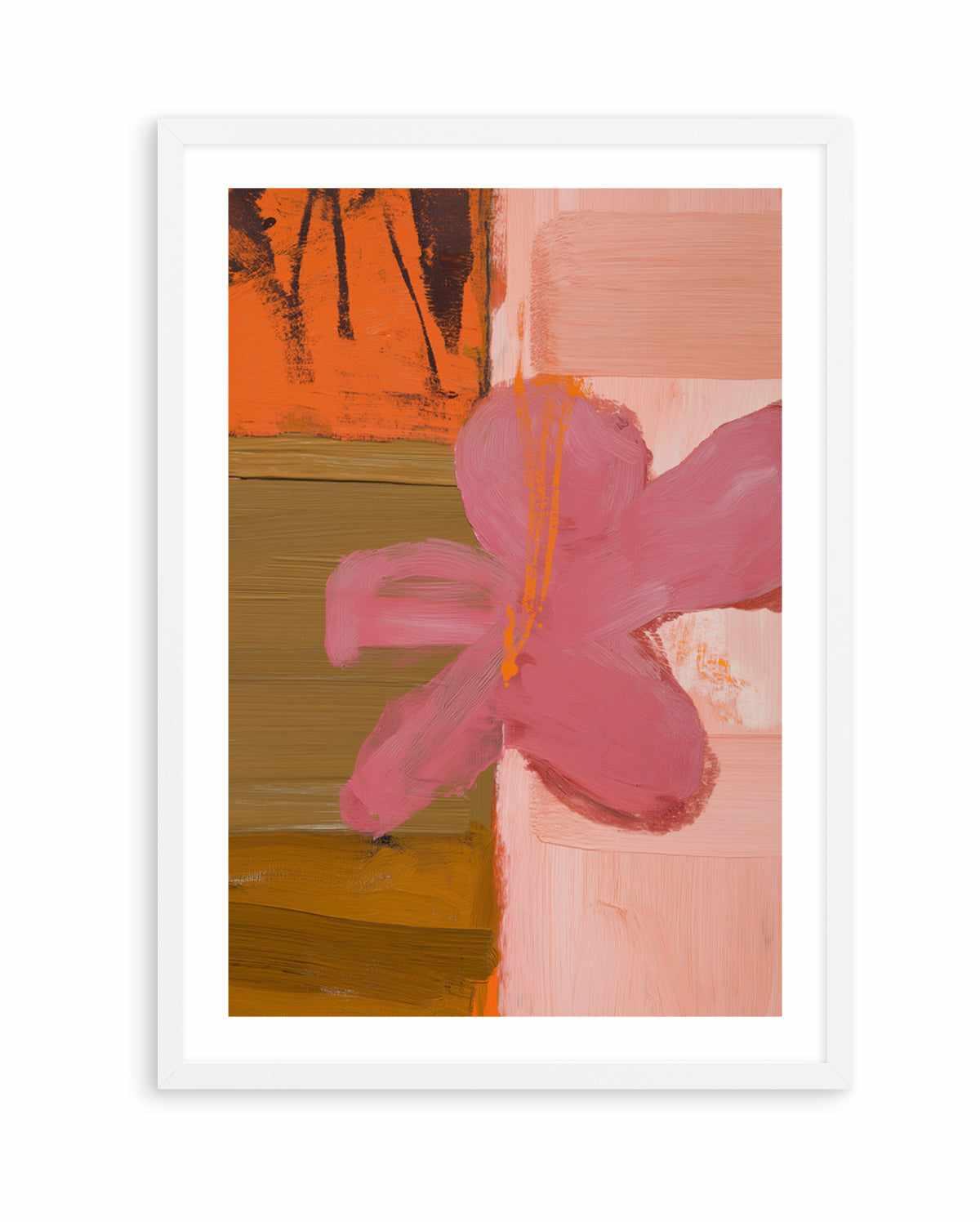 Hibiscus Heat I | Art Print from Olive et Oriel where you can shop wallpaper and artworks online