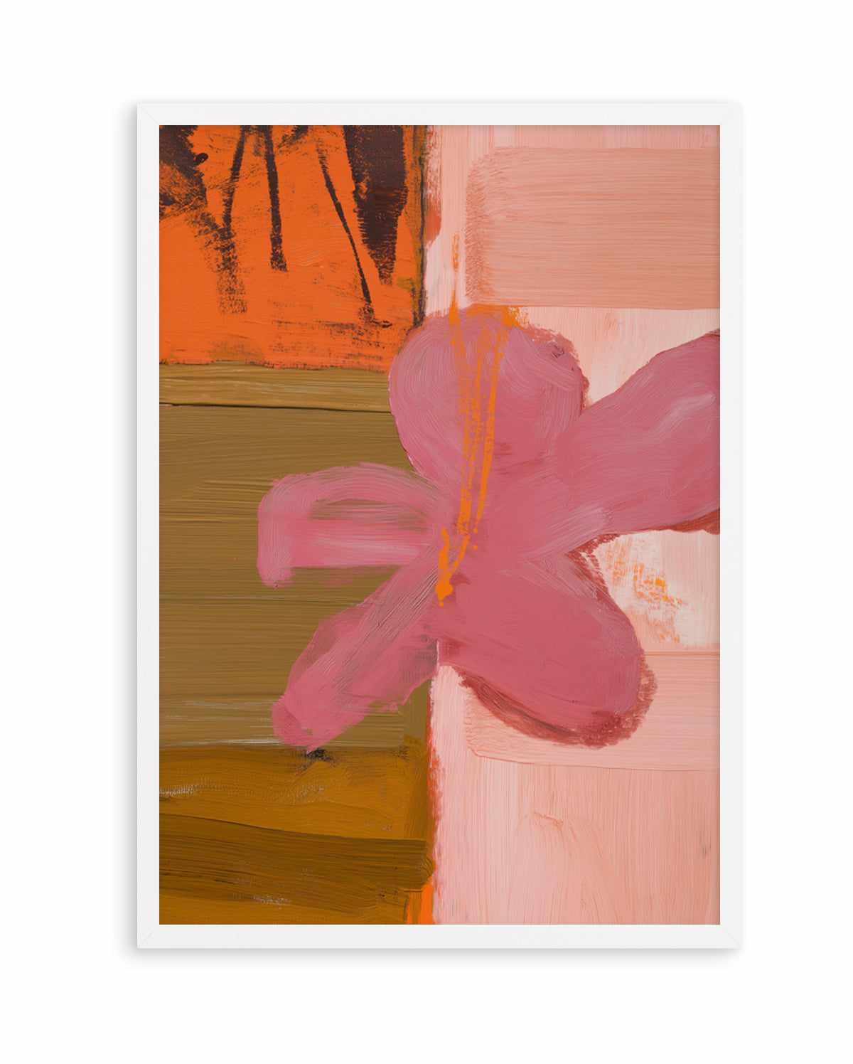 Hibiscus Heat I | Art Print from Olive et Oriel where you can shop wallpaper and artworks online