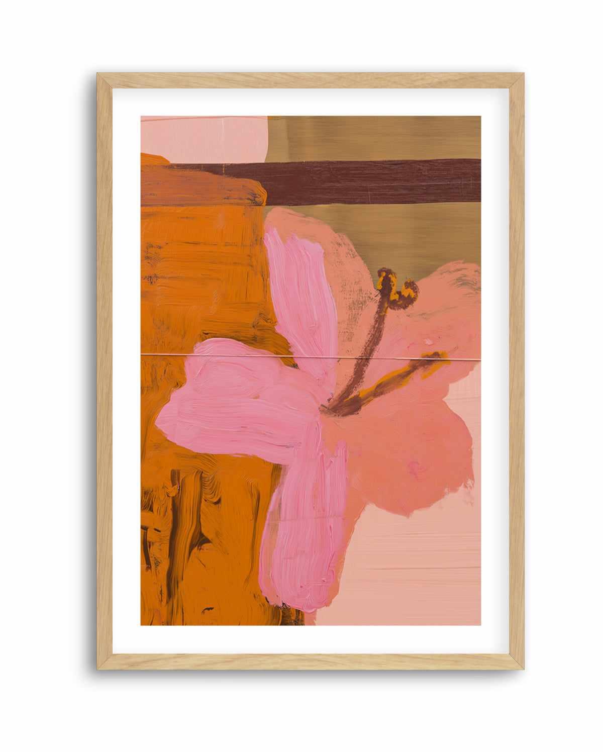 Hibiscus Heat II | Art Print from Olive et Oriel where you can shop wallpaper and artworks online