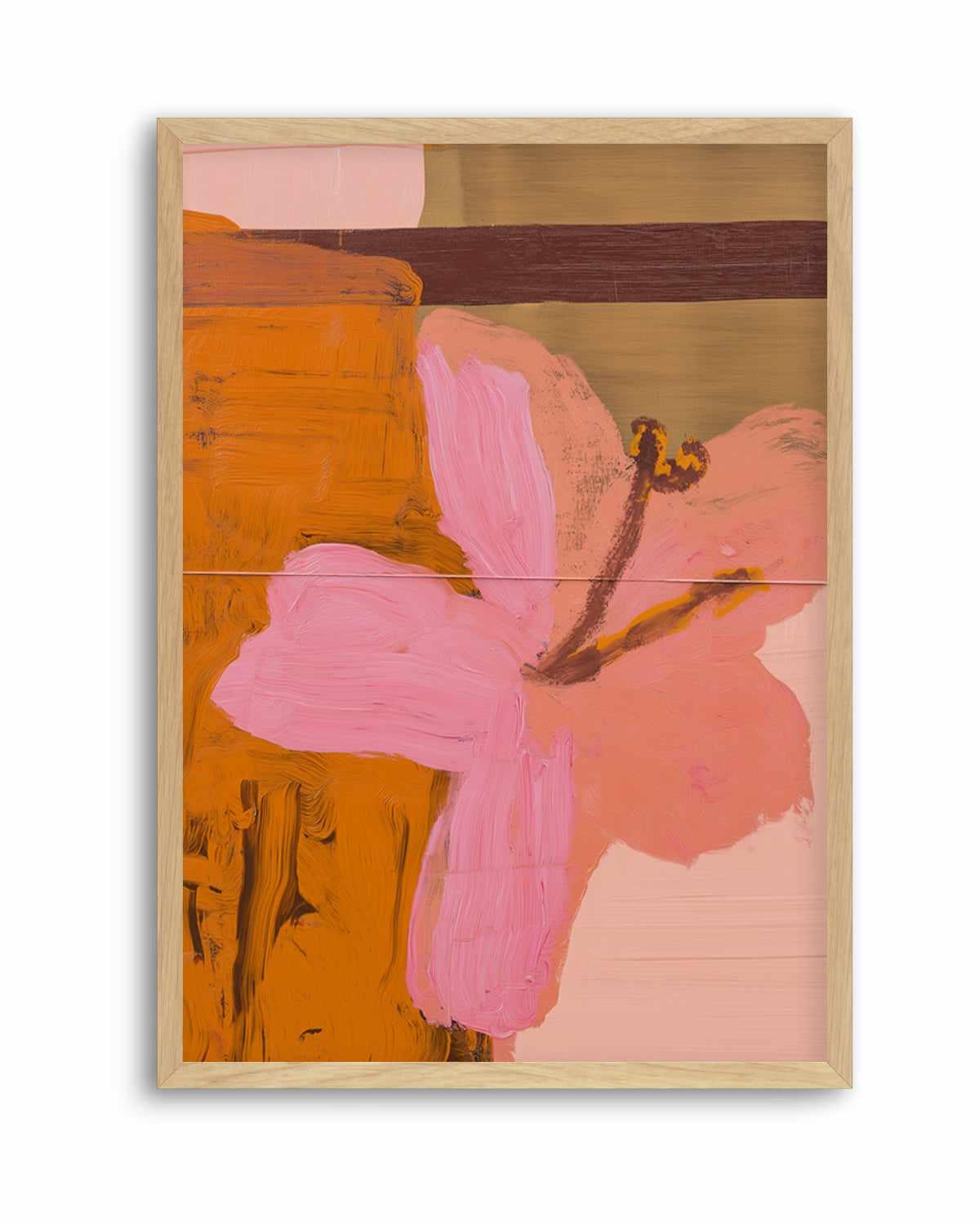 Hibiscus Heat II | Art Print from Olive et Oriel where you can shop wallpaper and artworks online