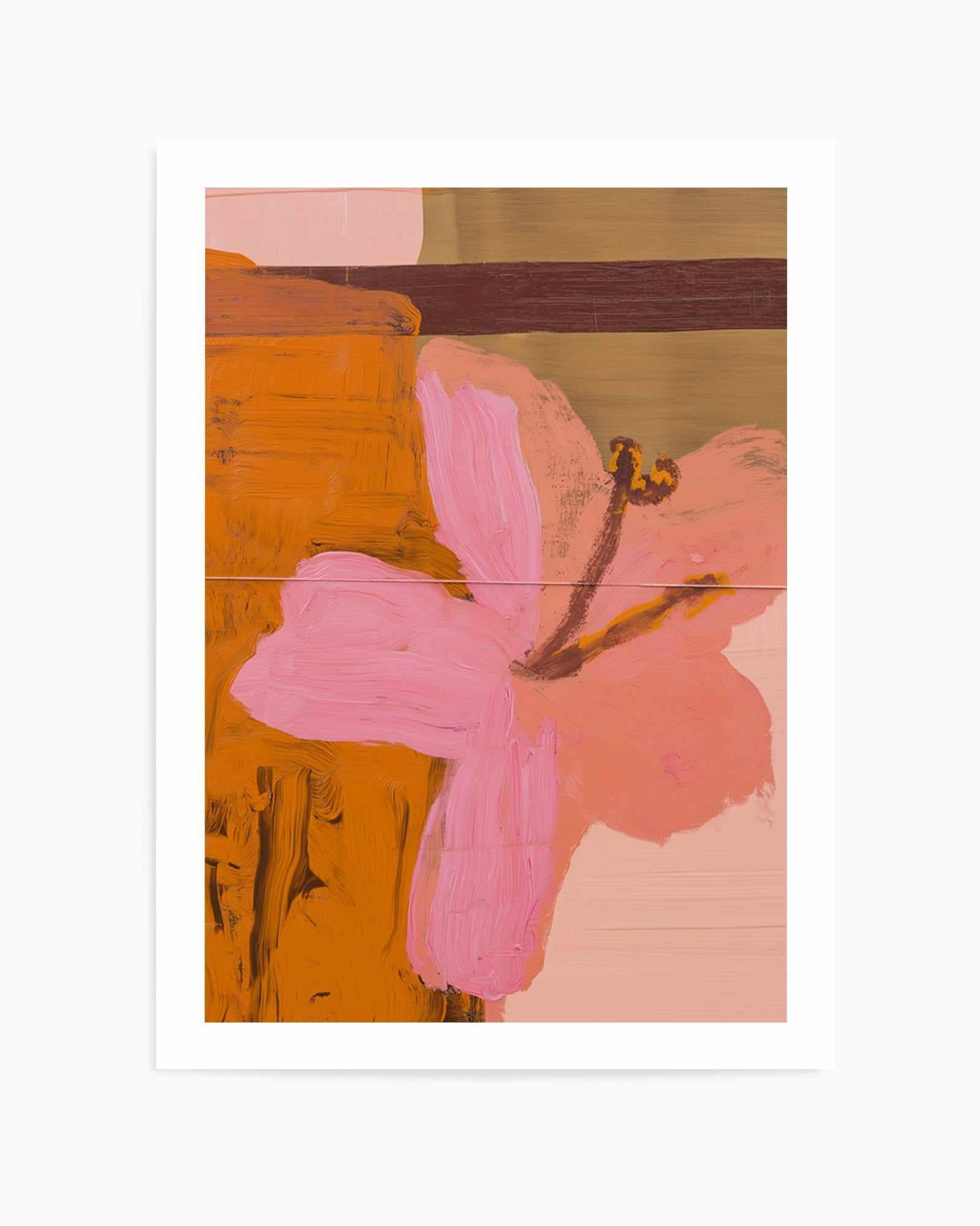 Hibiscus Heat II | Art Print from Olive et Oriel where you can shop wallpaper and artworks online