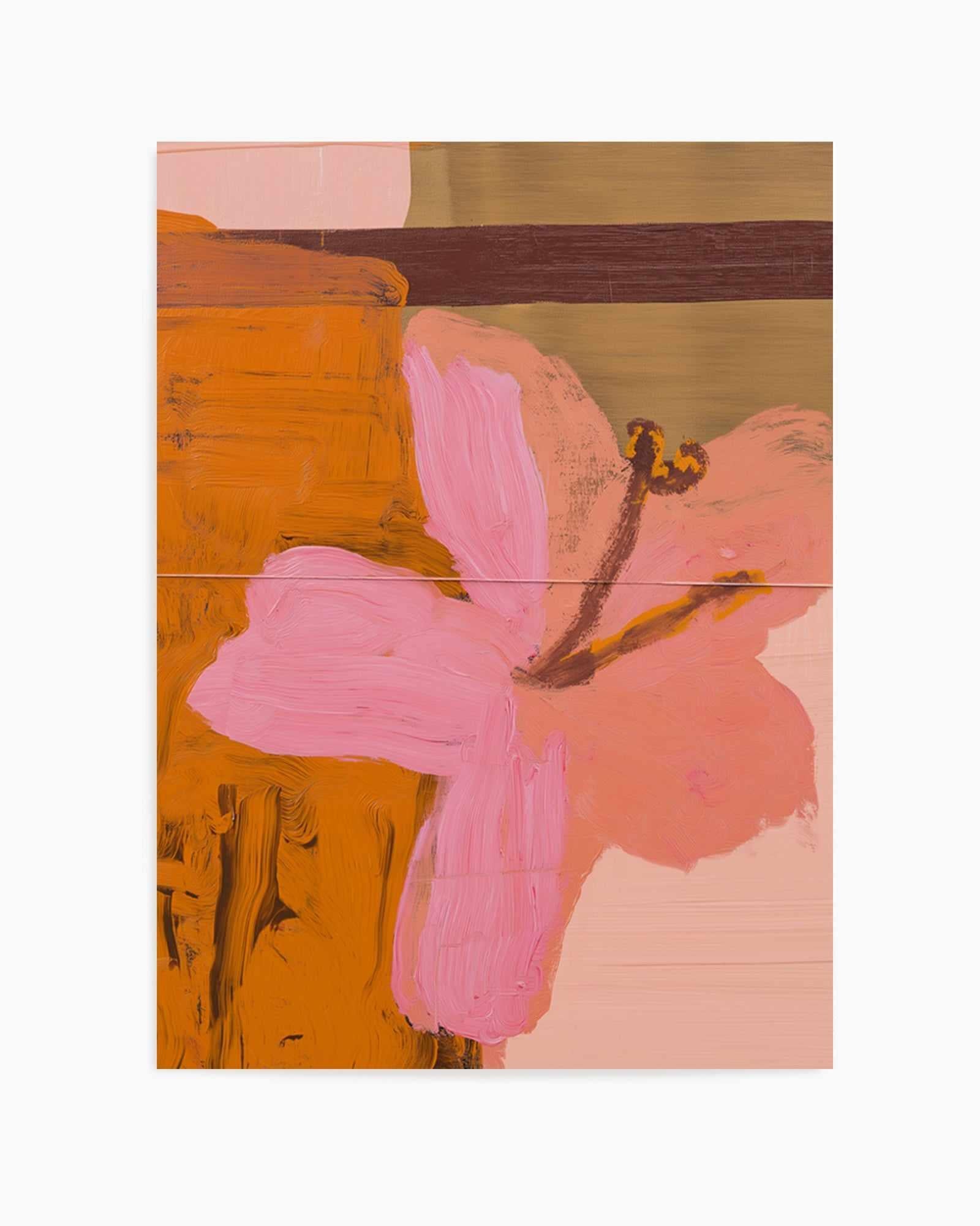 Hibiscus Heat II | Art Print from Olive et Oriel where you can shop wallpaper and artworks online