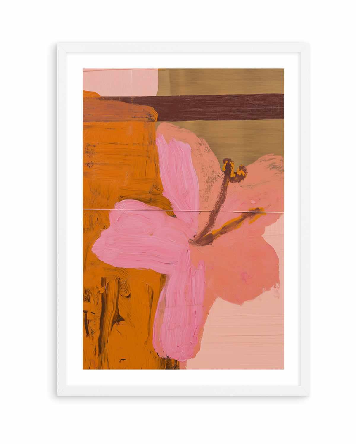 Hibiscus Heat II | Art Print from Olive et Oriel where you can shop wallpaper and artworks online