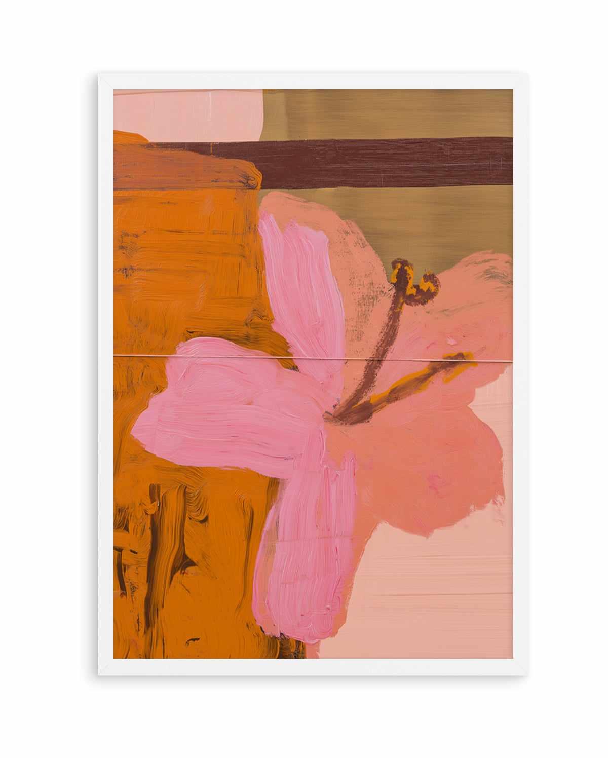 Hibiscus Heat II | Art Print from Olive et Oriel where you can shop wallpaper and artworks online