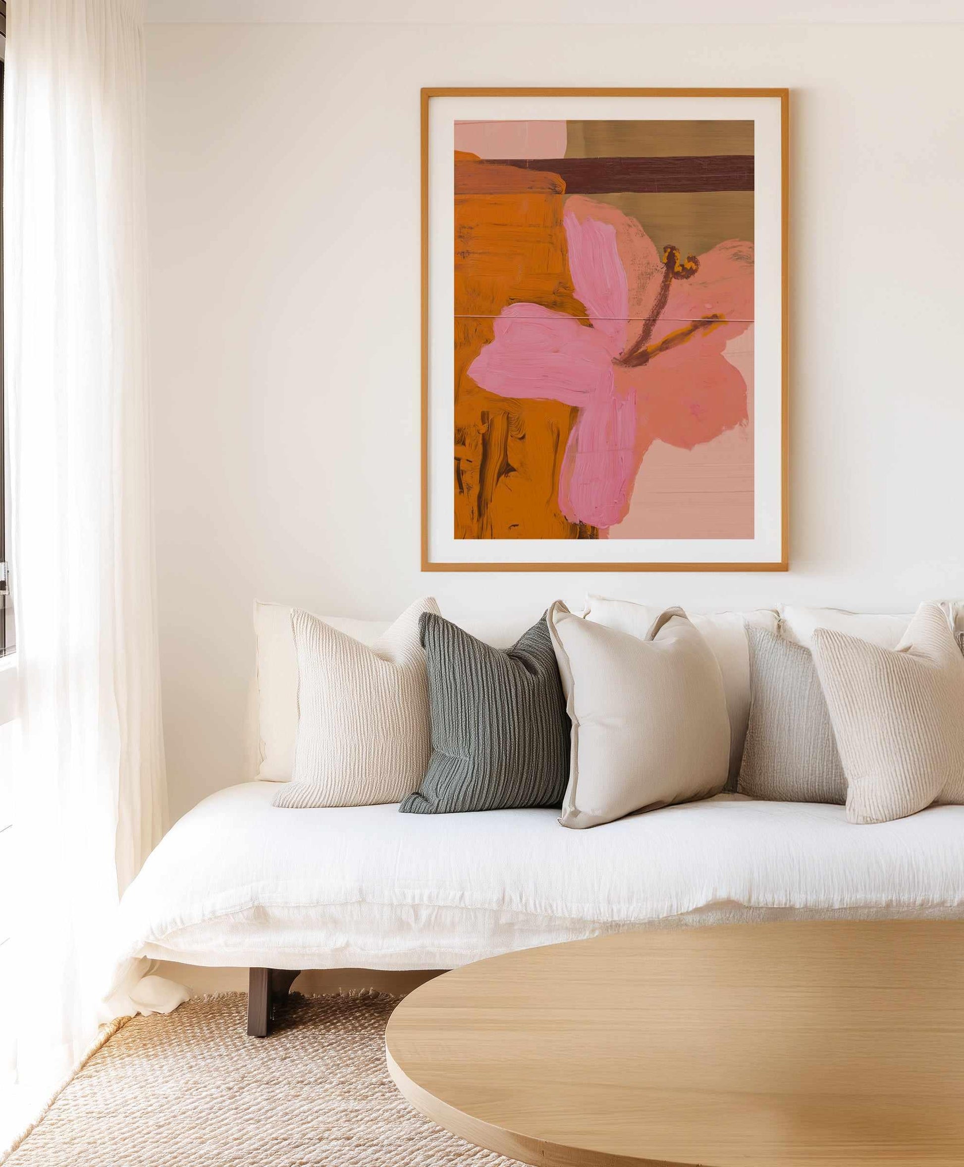 Hibiscus Heat II | Art Print from Olive et Oriel where you can shop wallpaper and artworks online