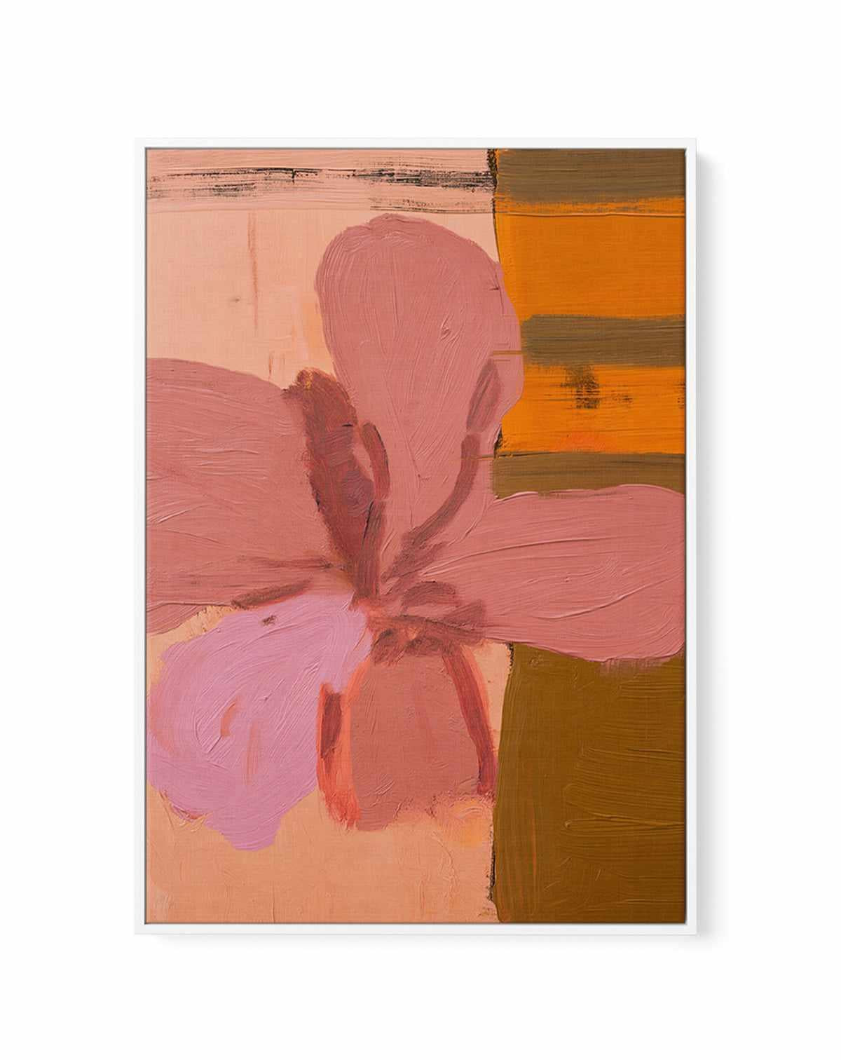 Hibiscus Heat III | Framed Canvas Art Print from Olive et Oriel where you can shop wallpaper and artworks online