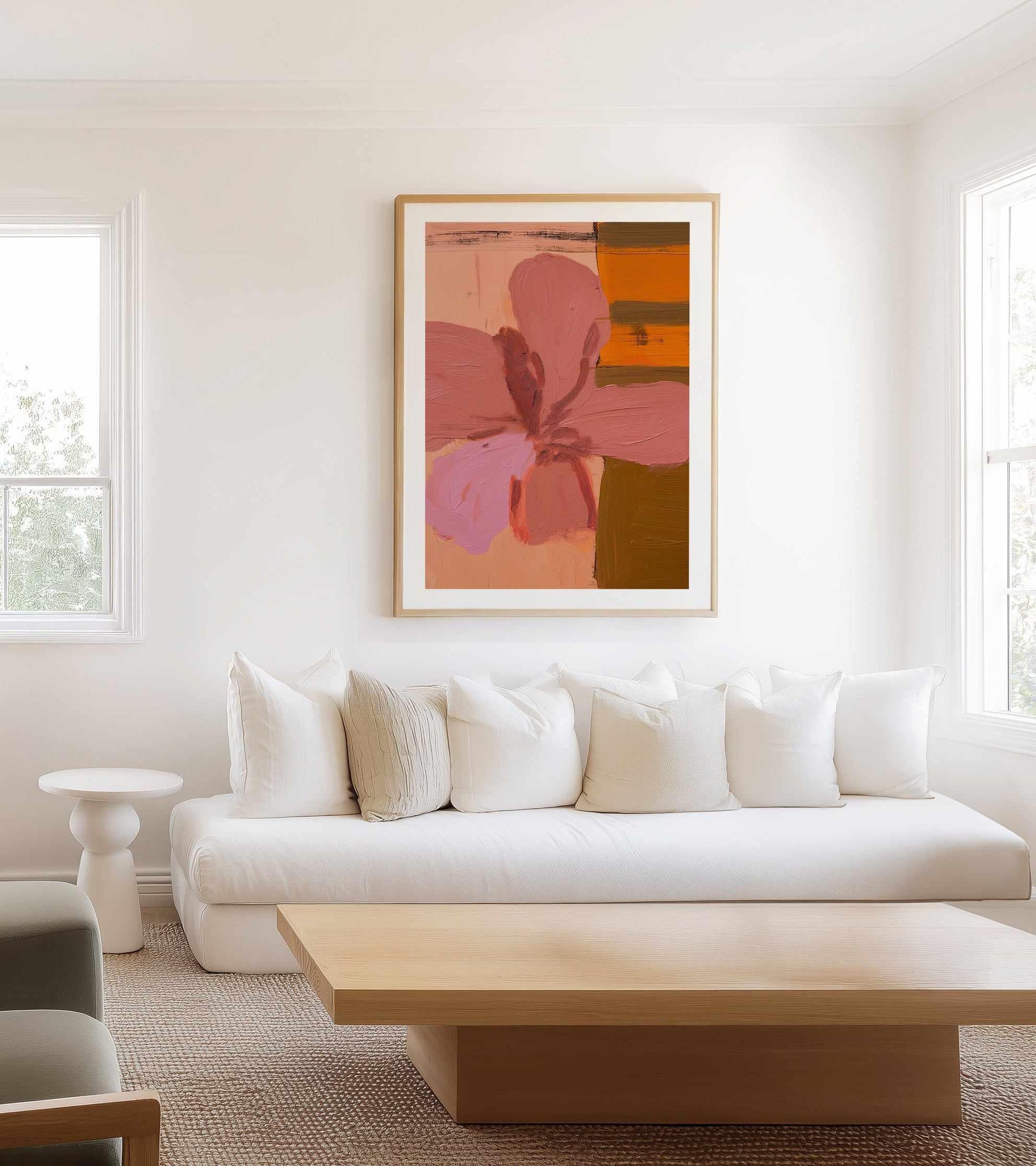 Hibiscus Heat III | Art Print from Olive et Oriel where you can shop wallpaper and artworks online