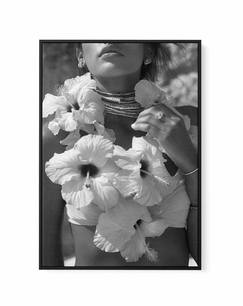 Hibiscus Lei I | Framed Canvas Art Print